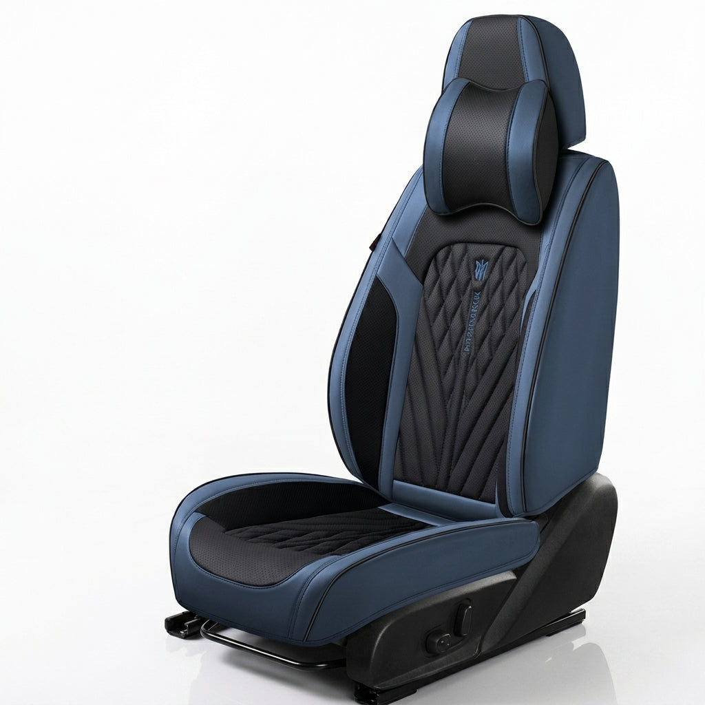 Car seat cushion Nappa leather breathable all-season universal seat cover, full-coverage high-end seat cushion car seat protective cover - Hero Studio