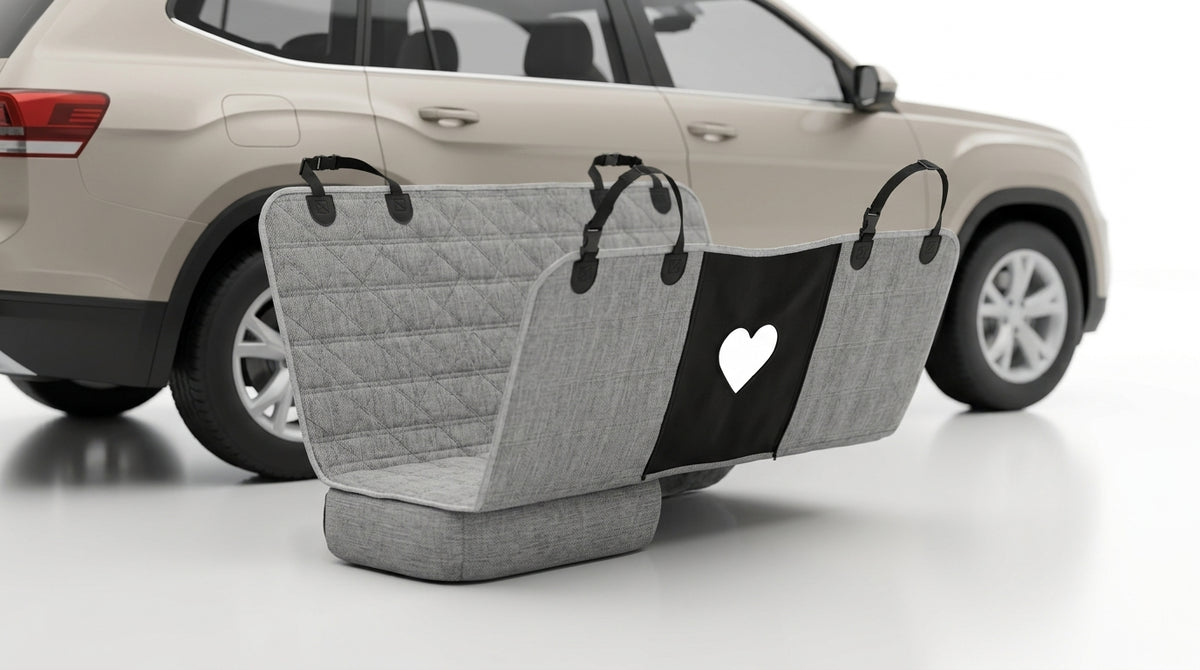 Pet Car Seat Pad - Waterproof Back Seat Cushion - Hero Studio