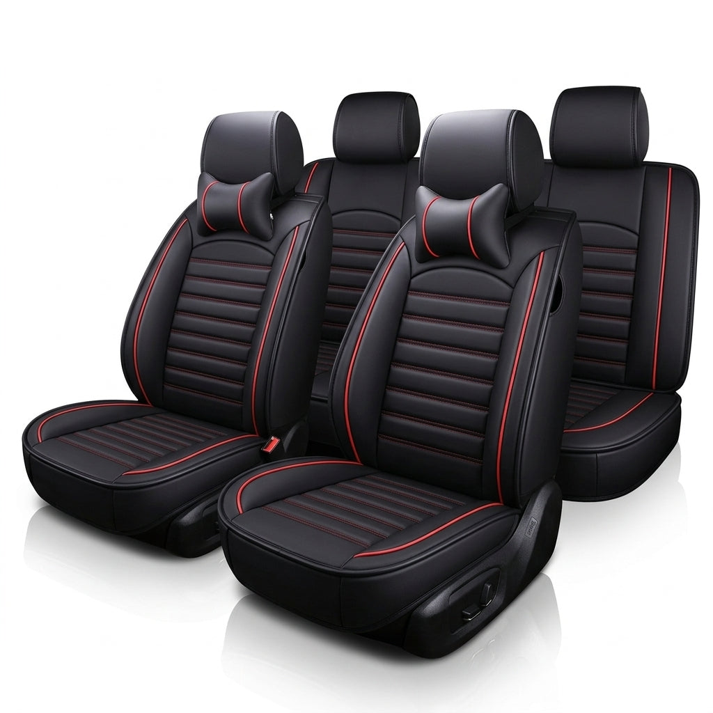 Full envelope car seat cover, summer ice silk seat cover, full leather, new four-season universal seat cushion, special seat cushion for small cars - Hero Studio