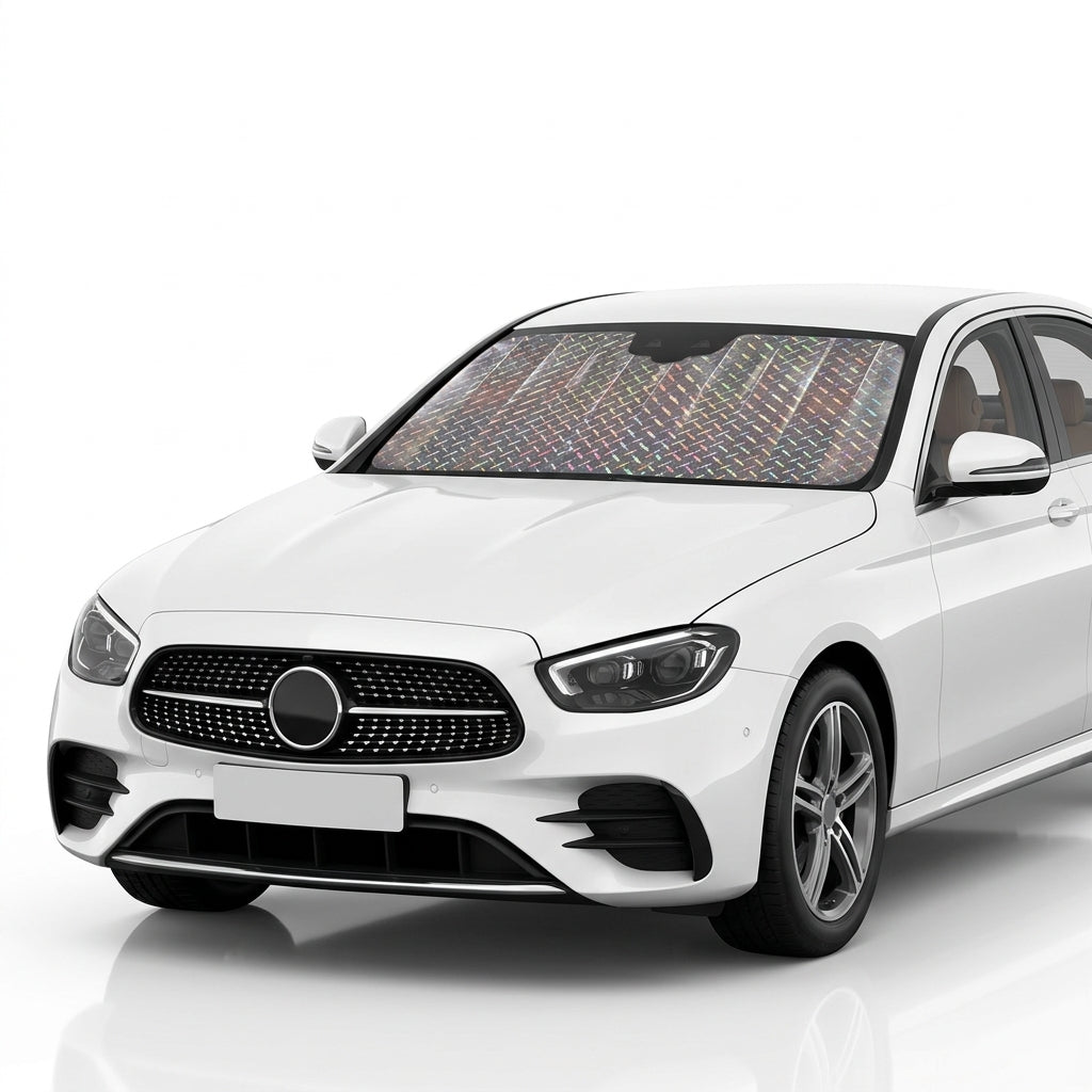 Car sunshade laser type sun protection and heat insulation summer sunshade car front windshield window sun gear - Hero Studio
