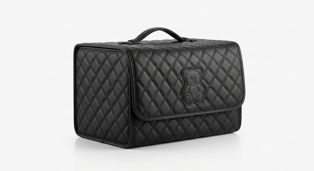 Car trunk storage box, leather multifunctional foldable storage box, storage box, storage box, car interior accessories - Hero Studio