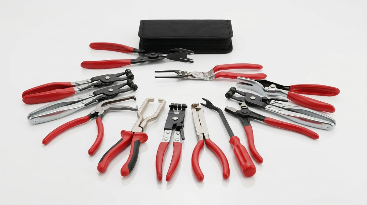 Cross-border automotive repair tool sets, gasoline pipe joint disassembly pliers, car ring separators, pipe bundle pliers, wholesale - Hero Studio