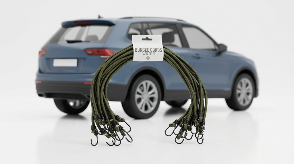Bungee Cord Strap - 8mm Military Green (Pack of 10) - Hero Studio