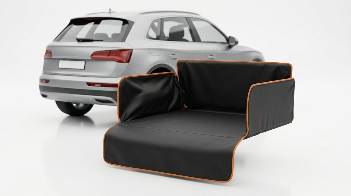Car trunk pad, car pet pad, anti-dirt and scratch-resistant enlarged rear seat pad, waterproof pet seat pad - Hero Studio