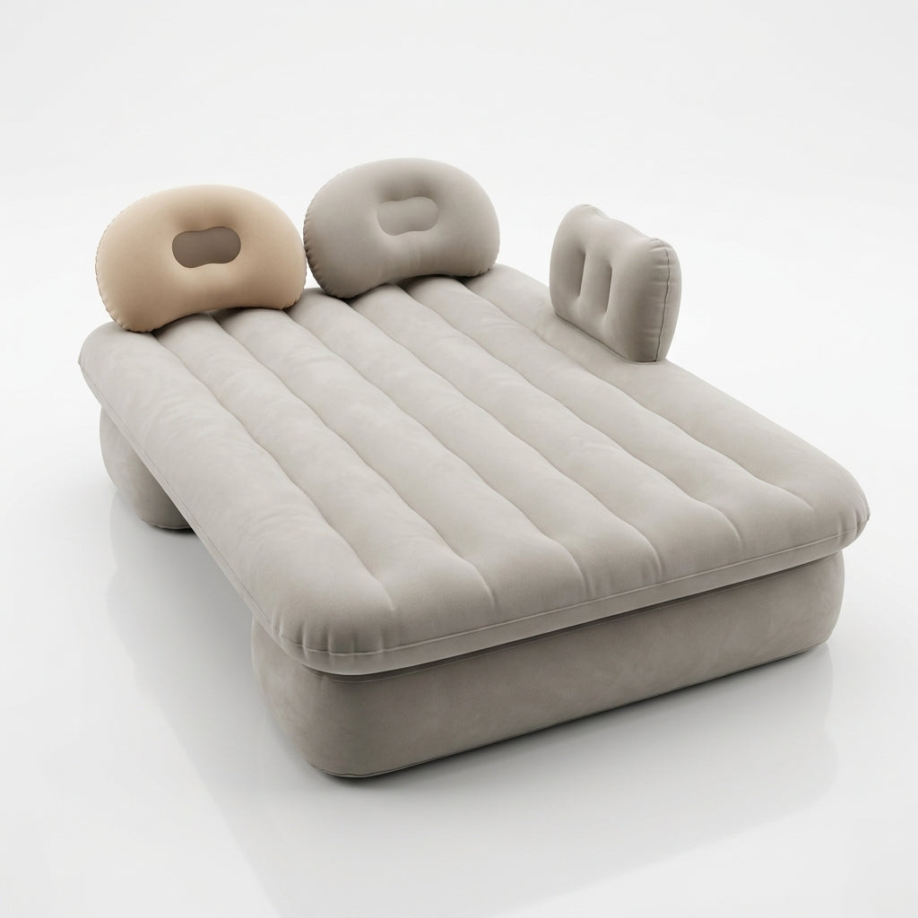 Car inflatable bed car rear sleeping pad mattress car sleeping artifact car rear rear seat folding travel bed - Hero Studio