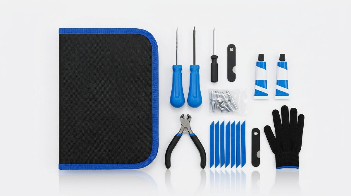 Car Emergency Tire Repair Kit, 27-Piece - Hero Studio