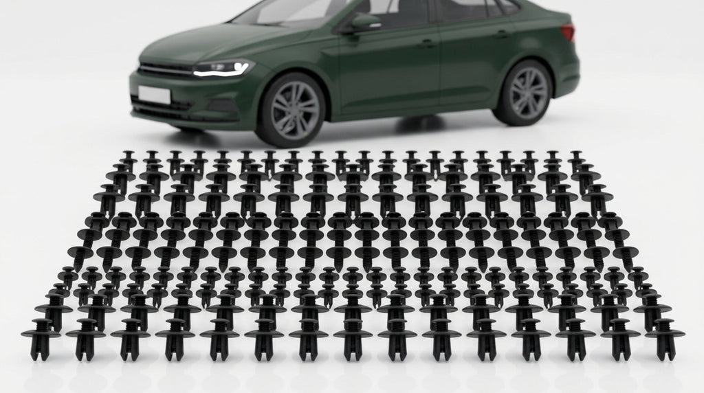 Universal Fastener for Automotive Clips, Plastic Fasteners, Rivet Clamps, 190PCS Mixed Set for Body and Door Mounting - Hero Studio