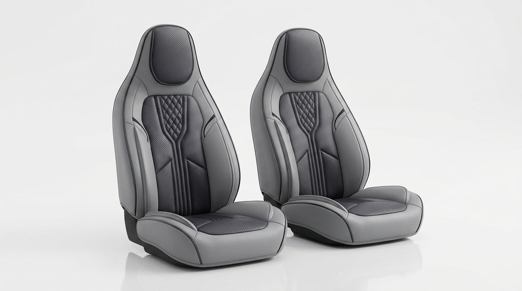 3D Nappa leather car full-coverage integrated headrest cover, all-season universal sports seat cover, leather seat cushion manufacturer wholesale - Hero Studio