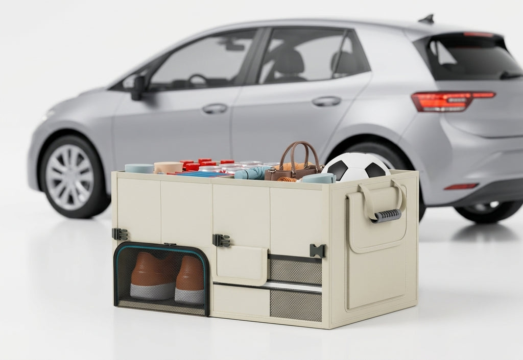 Car storage boxes can be folded and stored, practical multifunctional trunk storage boxes for cars, wholesale - Hero Studio