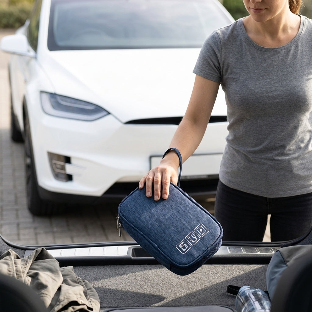 Portable Digital Storage Bag - In Use Day