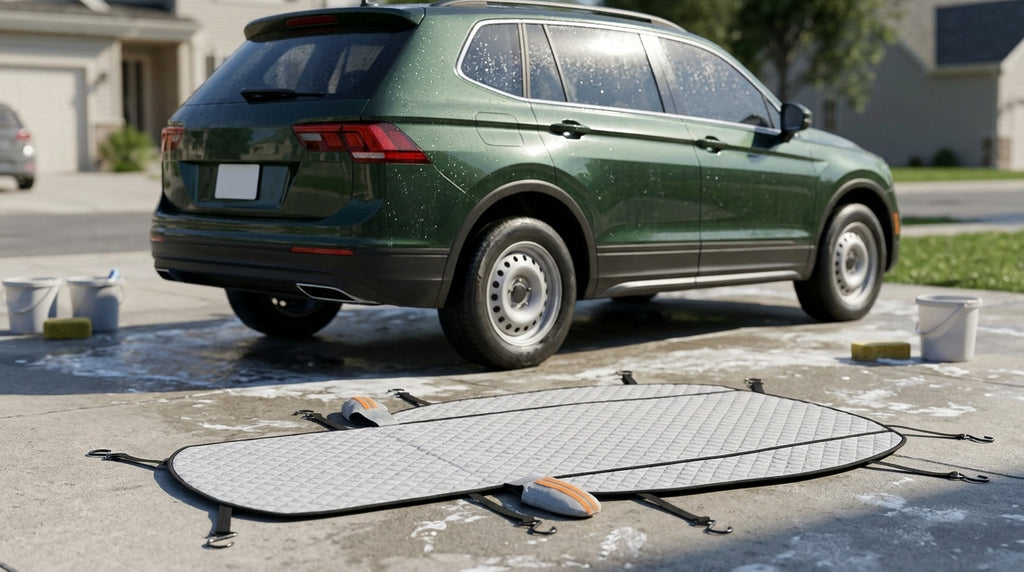 Car Snow Cover Full-Body Winter Protection - Wash Bay Day