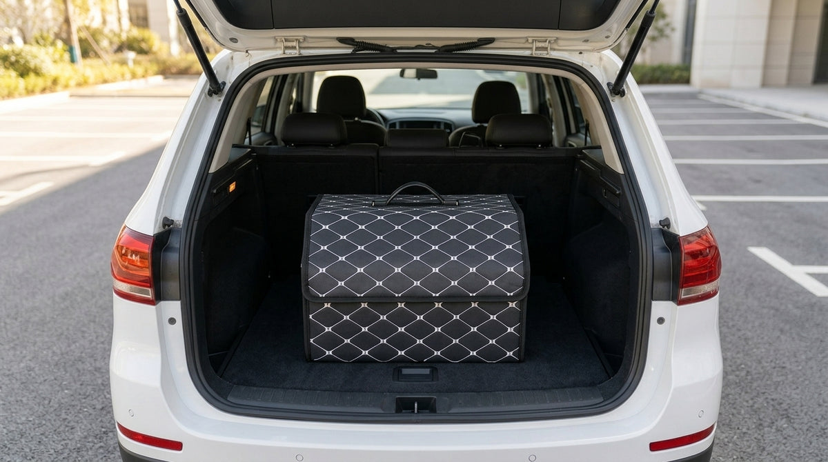 Car trunk folding storage box, multifunctional car storage box, in-car miscellaneous storage box, wholesale supplies - Boot Context Day