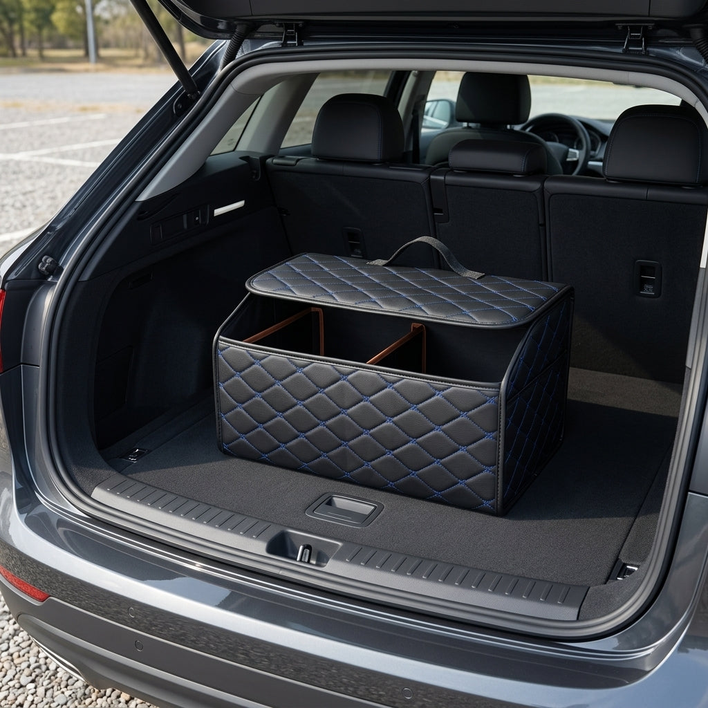 Wholesale cross-border car trunk folding storage boxes, camping storage boxes, outdoor picnic organizer storage boxes - Boot Context Day