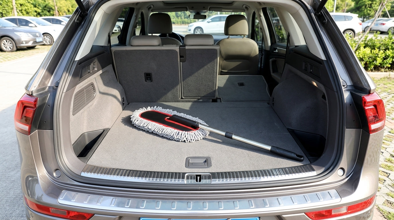 Zhongheng car wash mop car dust duster brush sweeps dust with car wash mop and snow removal tools to wipe cars - Boot Context Day