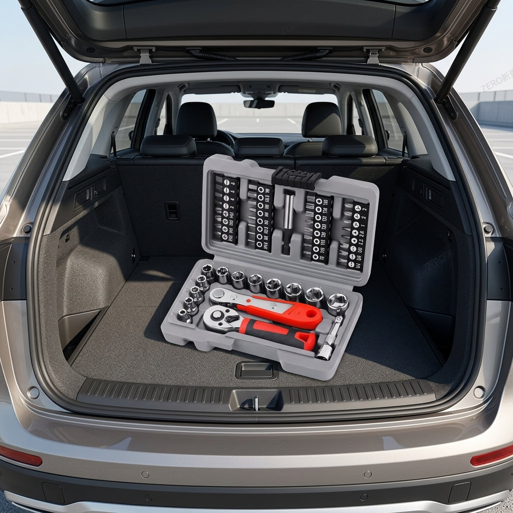 48-piece socket bit toolbox, electric drill, electric screwdriver socket box Phillips screwdriver bit - Boot Context Day