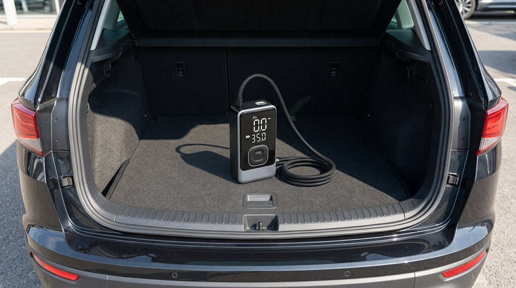 Cross-border on-board inflatable pump, on-board wireless inflatable pump, portable inflatable pump for car, electric car tire pump - Boot Context Day