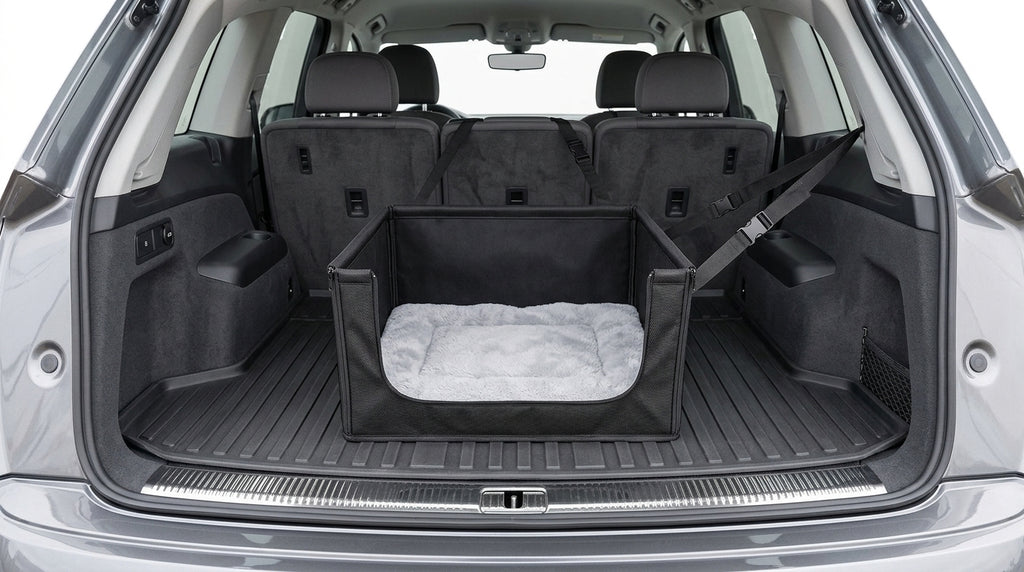 Cross-border best-selling car pet cushion: Oxford fabric for the car, rear seat waterproof and dirt-resistant, portable and foldable - Boot Context Day