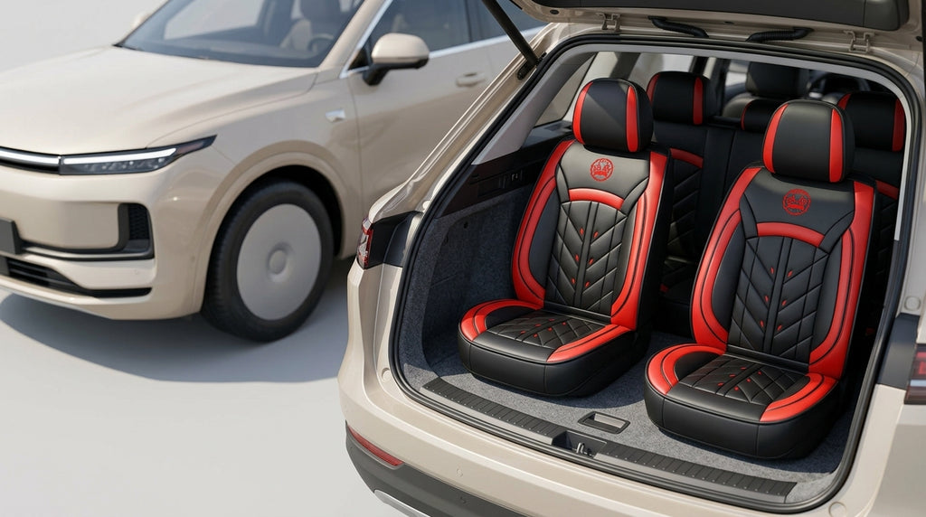 Seat Cushion Cover - Five-Seater All-Season Leather - Boot Context Day