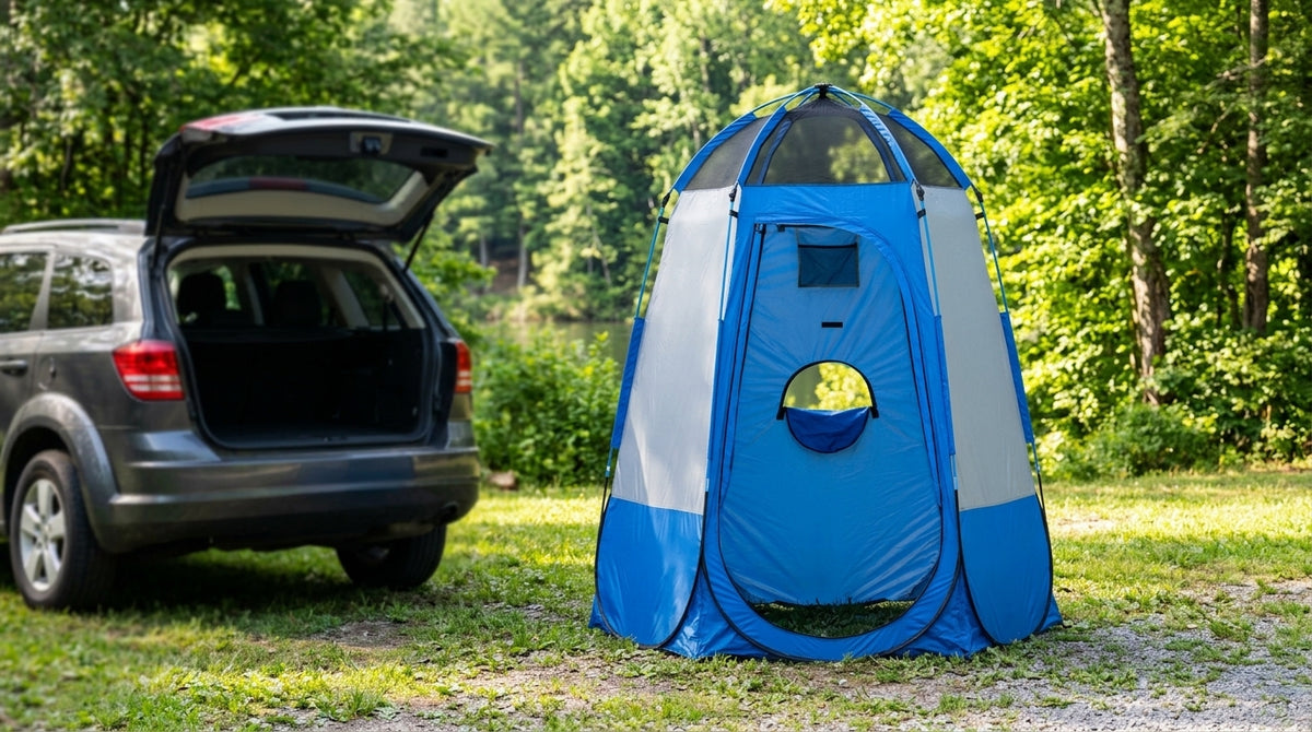 [Cross-border Hot Item] Outdoor bathing tent, portable toilet changing shower and camping switch - Campsite Day