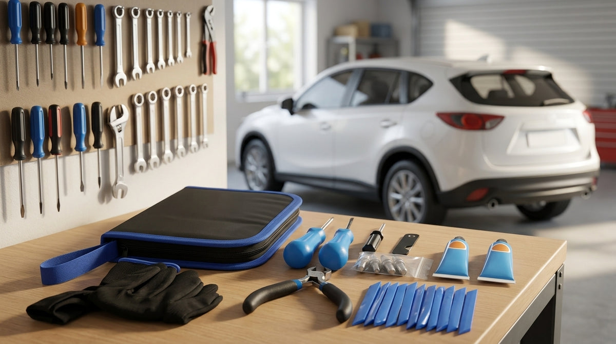 Car Emergency Tire Repair Kit, 27-Piece - Workbench Day