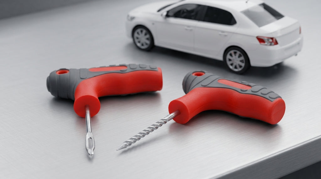 Tire Repair Tool Set - Universal Car & Motorcycle - Detail Top