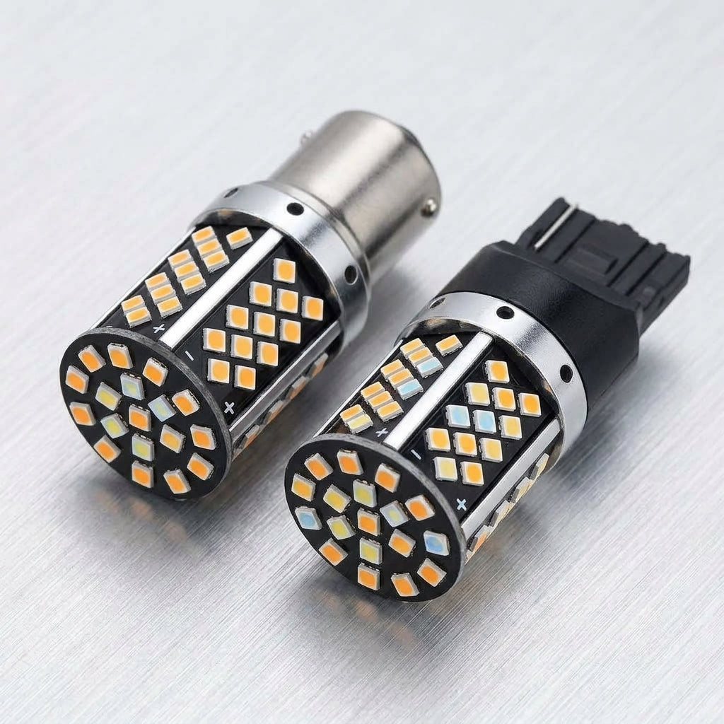 Automotive LED Decoded Turn Signal Anti-Flicker T20 7440 1156 1157 2025 81SMD Brake Light - Detail Top