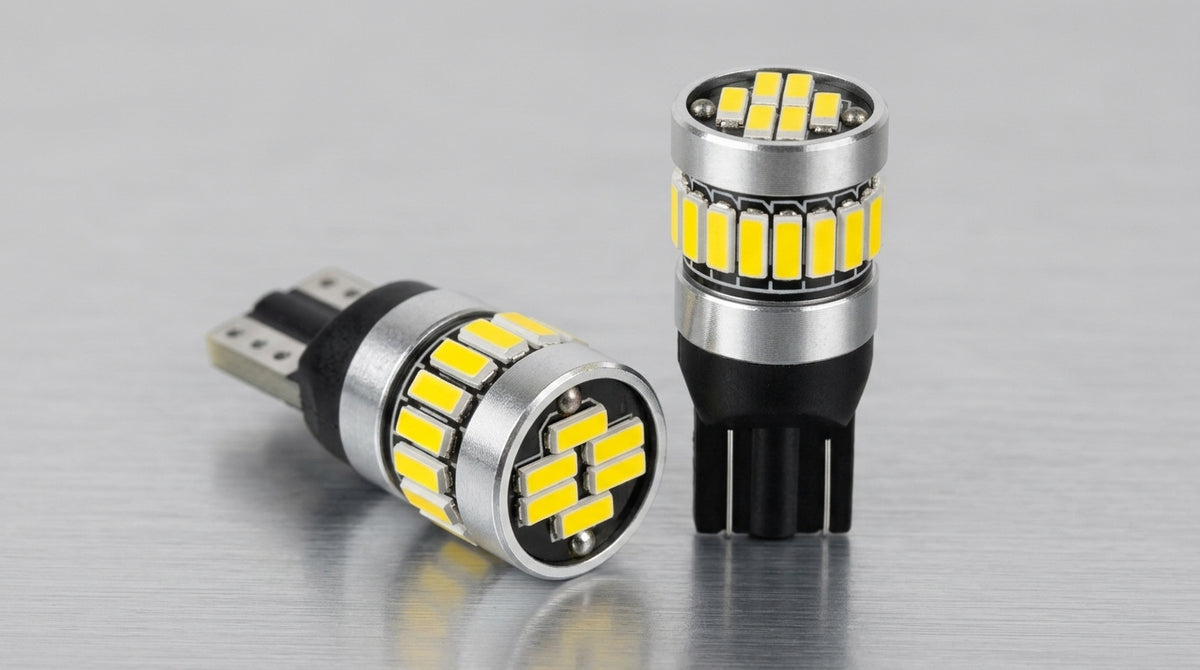 Car LED Position Light T10 Decoding W5W Canbus Cabin Light License Plate Light 4014 24SMD Bulb W5W - Detail Top
