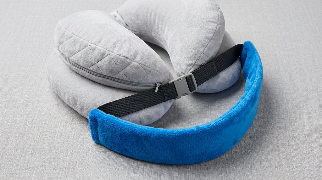 Cross-border best-selling safety headband for Amazon travel, fixed head, suitable for travel tools, adjustable - Detail Top