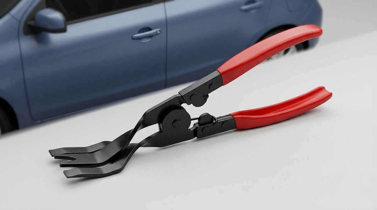 Lansheng car clip light opener pliers, headlight modification door panel audio system disassembly screwdriver, car tools, rivet car pliers - Detail Top