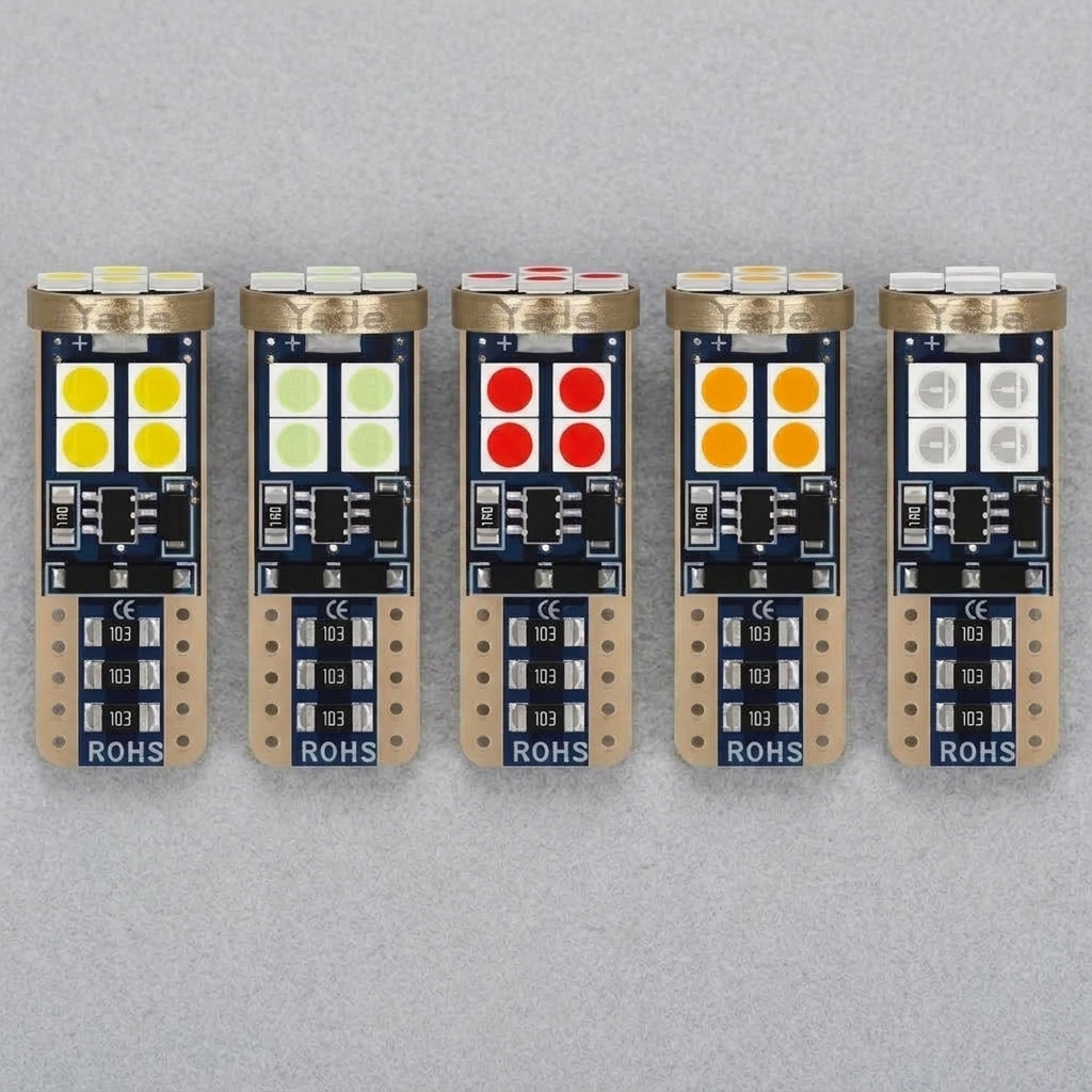Yade Wide-Width Indicator Light T10 3030 12SMD Car Light LED High Brightness Wide Voltage Decoding Reading Light License Plate Light - Detail Top