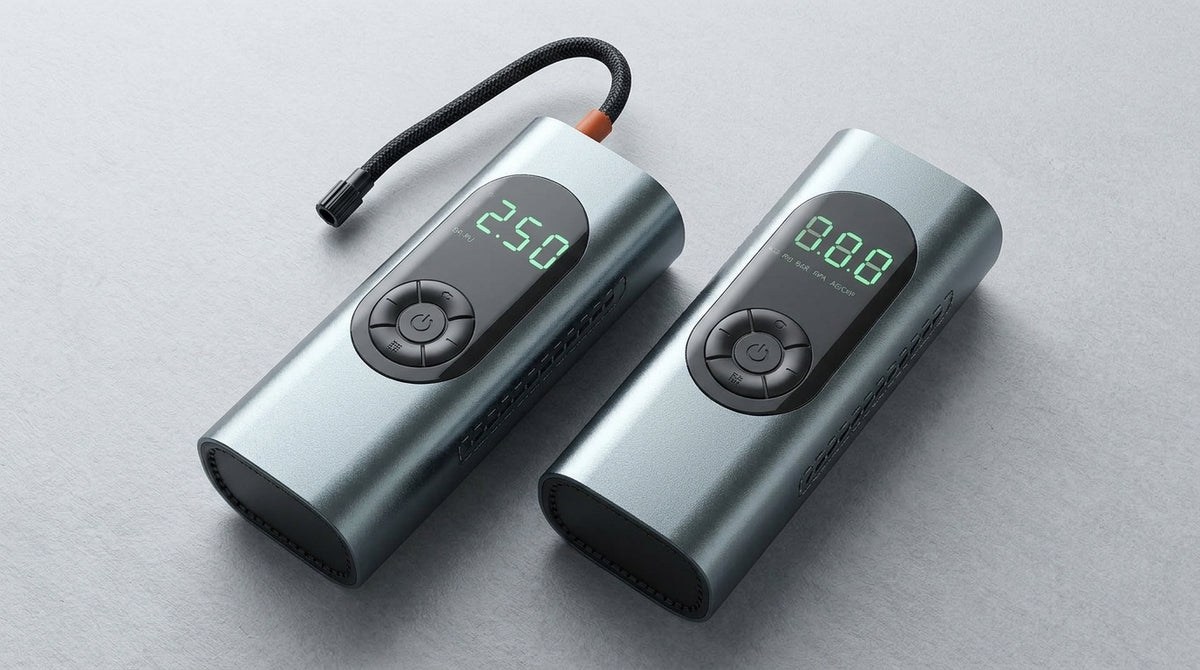 Cross-border Cordless Air Pump Portable Car Electric Pump High Power Tire 12v Car Inflator Pump - Detail Top