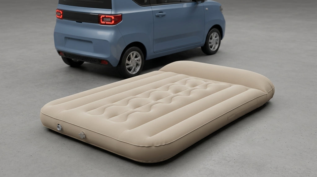 Car rear travel mattress new energy sleeping travel automatic charging and discharging carry leveling to fill the inflatable bed - Detail Top