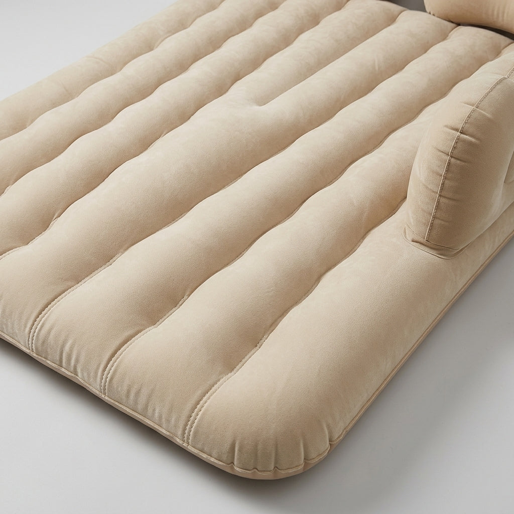 Car inflatable bed car rear sleeping pad mattress car sleeping artifact car rear rear seat folding travel bed - Detail Top