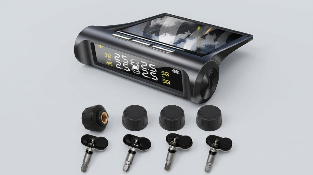 Tire Pressure Monitor TPMS Tire Pressure Monitor Tire Monitoring Tire Pressure Detector Built-in External Car Tire Pressure Car - Detail Top
