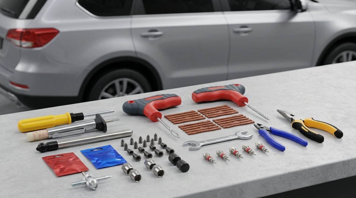 Tire Repair Tool Set - Universal Fit - Detail Top