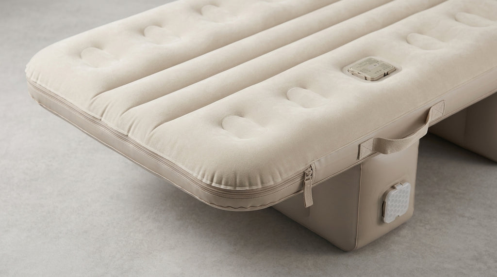 Car rear sleeping automatic travel mattress sedan air mattress car sleeping in the car portable intelligent AI car inflatable bed - Detail Top