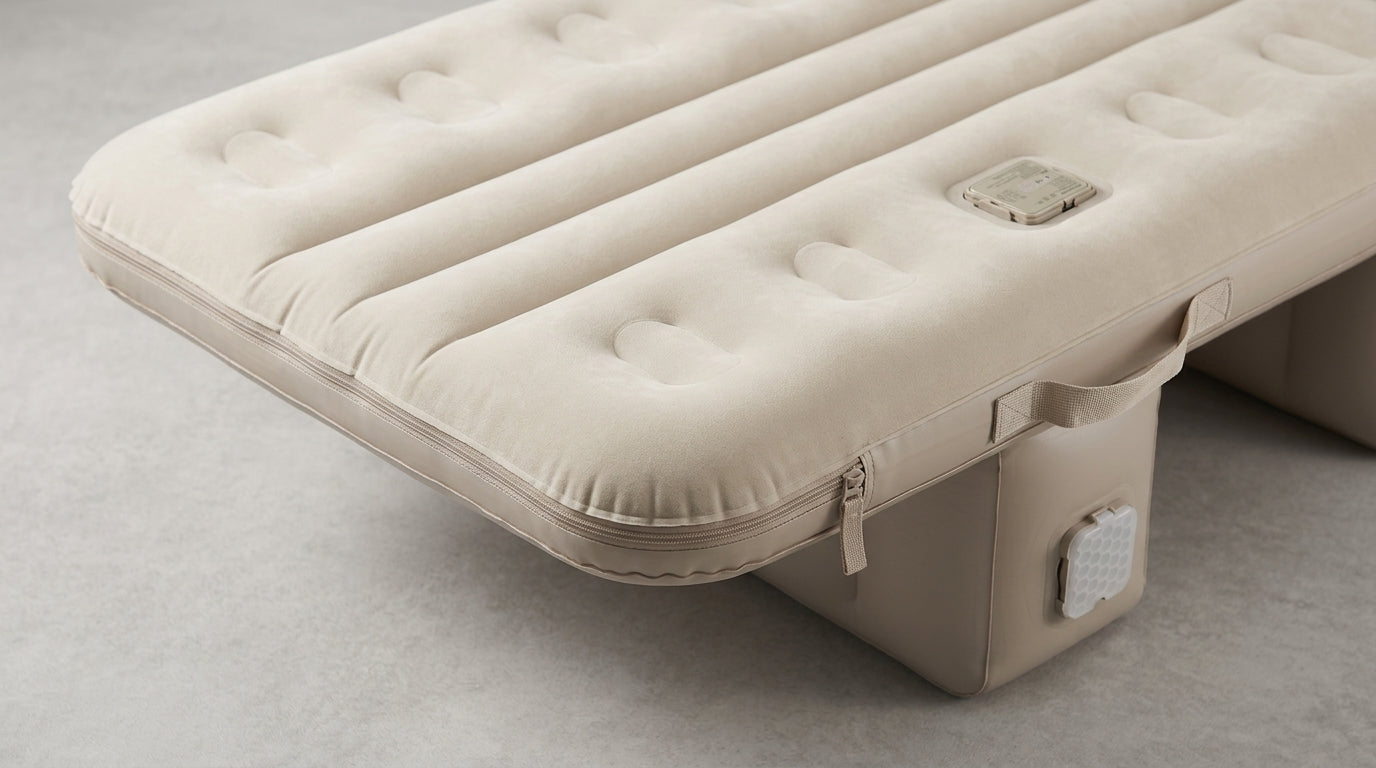 Car rear sleeping automatic travel mattress sedan air mattress car sleeping in the car portable intelligent AI car inflatable bed - Detail Top
