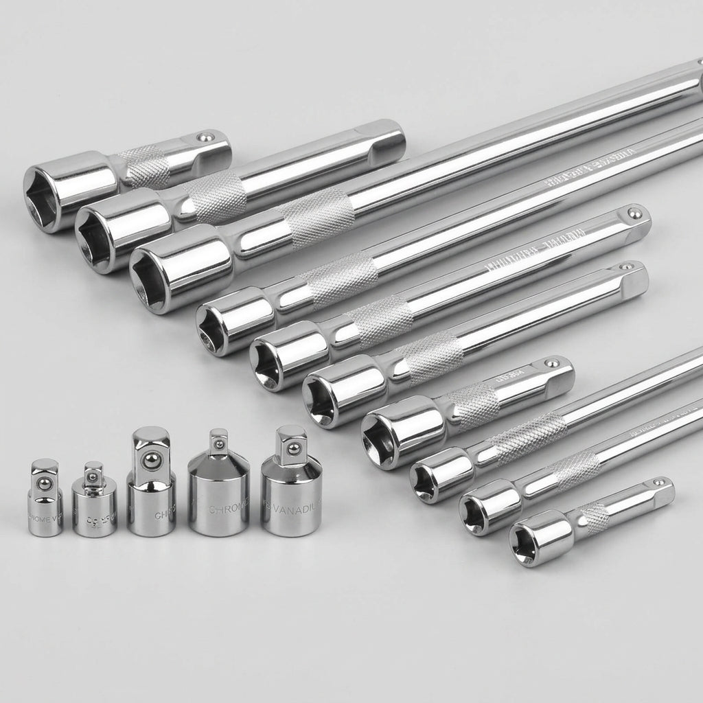 Extended extension rods 1 2 ratchet wrench connecting rods 3 8 conversion head universal sleeve joints small fly extension rod accessories - Detail Top