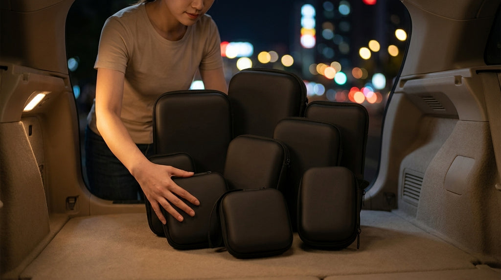 EVA storage bag, power bank, hard drive headphone, EVA storage bag, 3C digital beauty device storage bag - Lifestyle Night