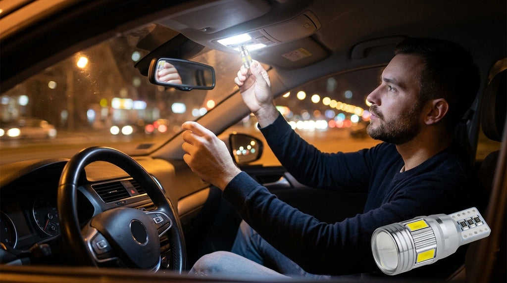 Car LED T10 5730 5630 6SMD Decoding Indicator Indicator Light W5W License Plate Light Reading Light - Lifestyle Night