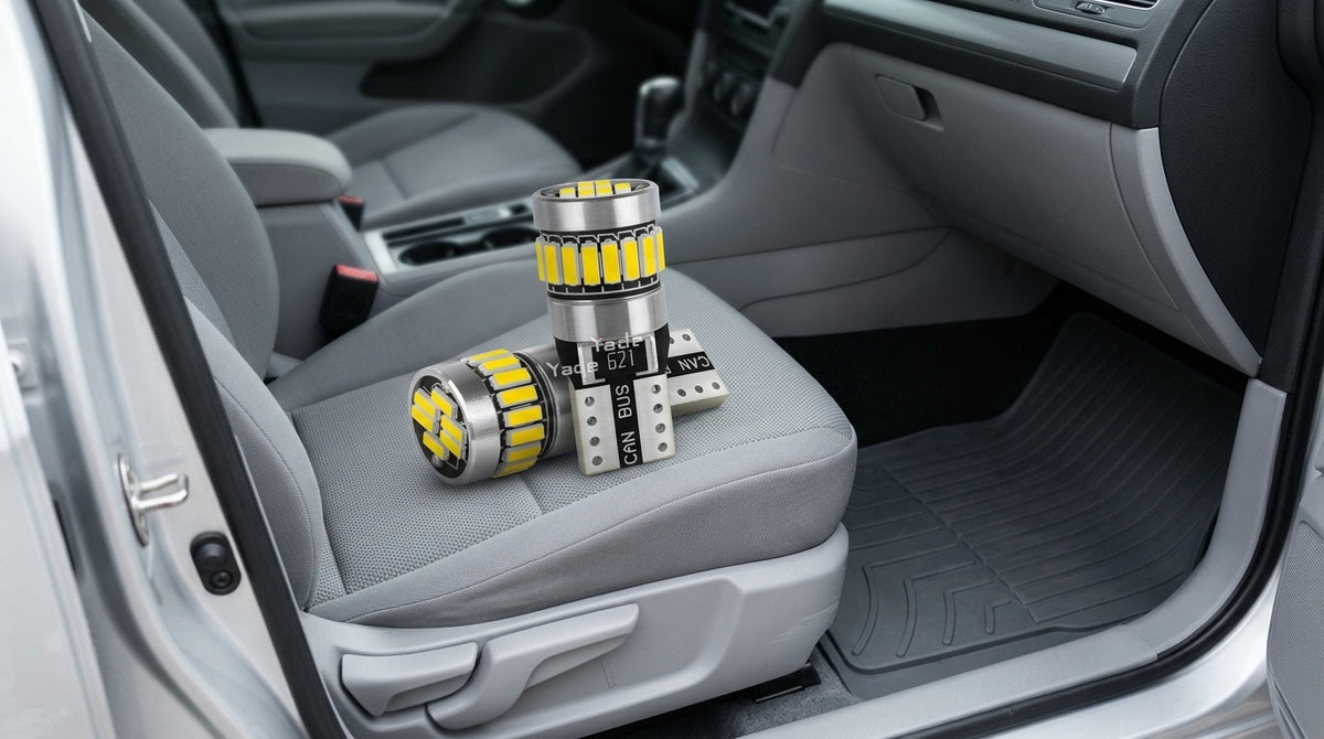 Car LED Position Light T10 Decoding W5W Canbus Cabin Light License Plate Light 4014 24SMD Bulb W5W - Interior Placement