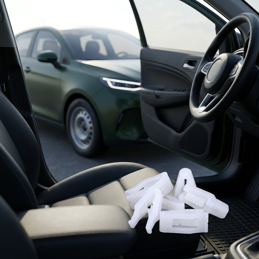 Car buckle, ceiling buckle, bumper buckle, door panel buckle, leaf panel lining buckle, plastic nylon buckle - Interior Placement