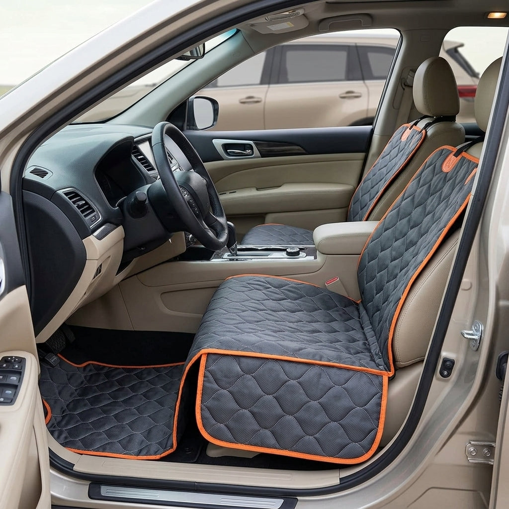 Car Trunk Mat for Pets - Non-Slip Dog Travel Seat Cover - Interior Placement
