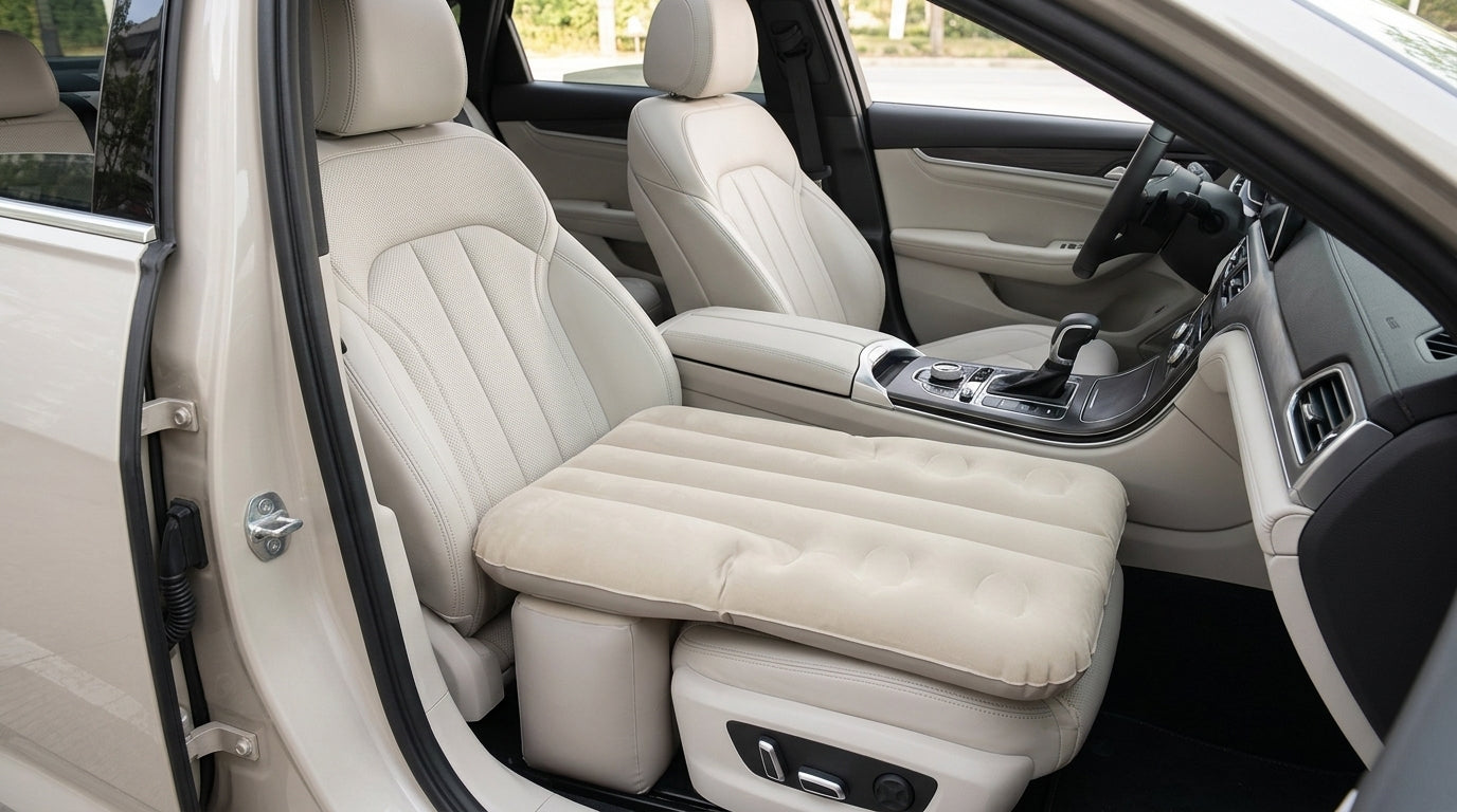 Car rear sleeping automatic travel mattress sedan air mattress car sleeping in the car portable intelligent AI car inflatable bed - Interior Placement