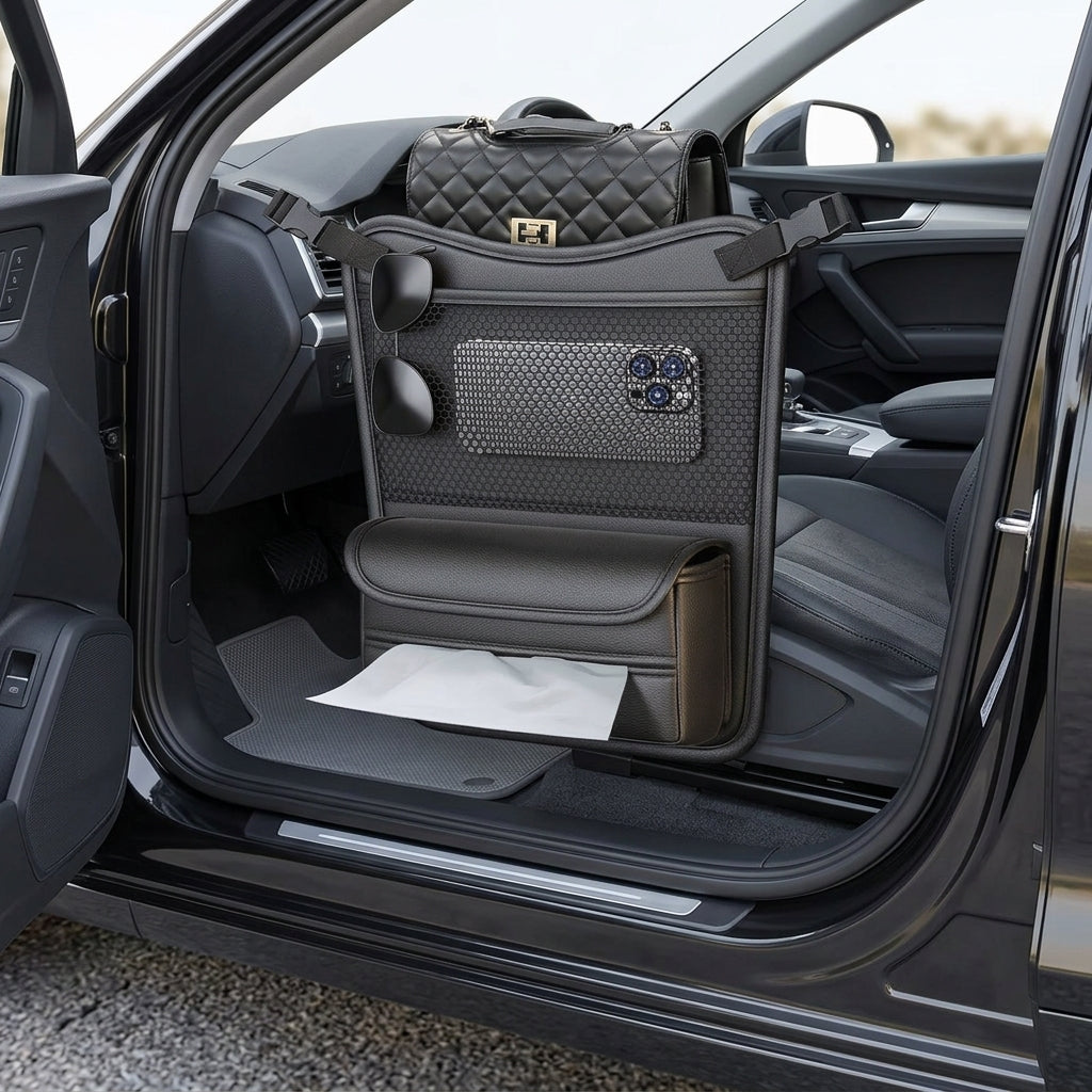 Car middle seat storage, car storage, hanging bag, multi-functional central control bag, car essential supplies in stock - Interior Placement