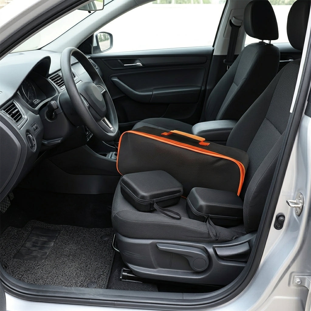 New energy vehicle vacuum cleaner storage bag, multifunctional portable tool bag, organizer, Oxford cloth storage bag - Interior Placement