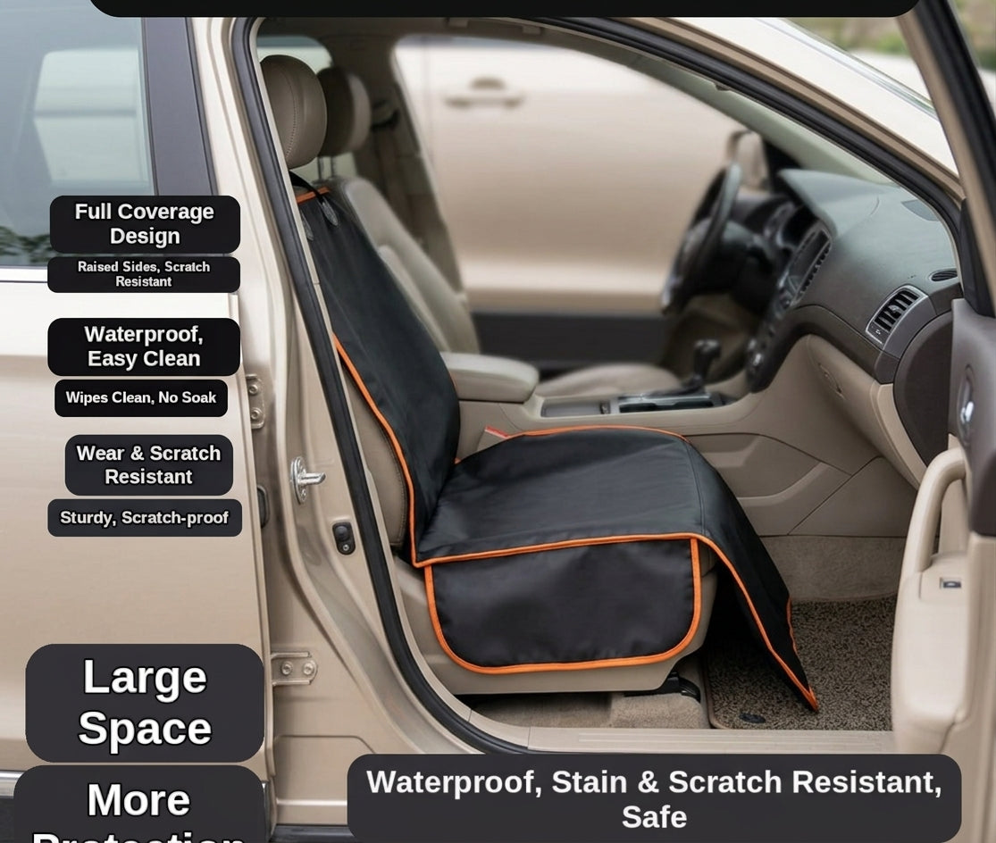 Car trunk pad, car pet pad, anti-dirt and scratch-resistant enlarged rear seat pad, waterproof pet seat pad - Interior Placement