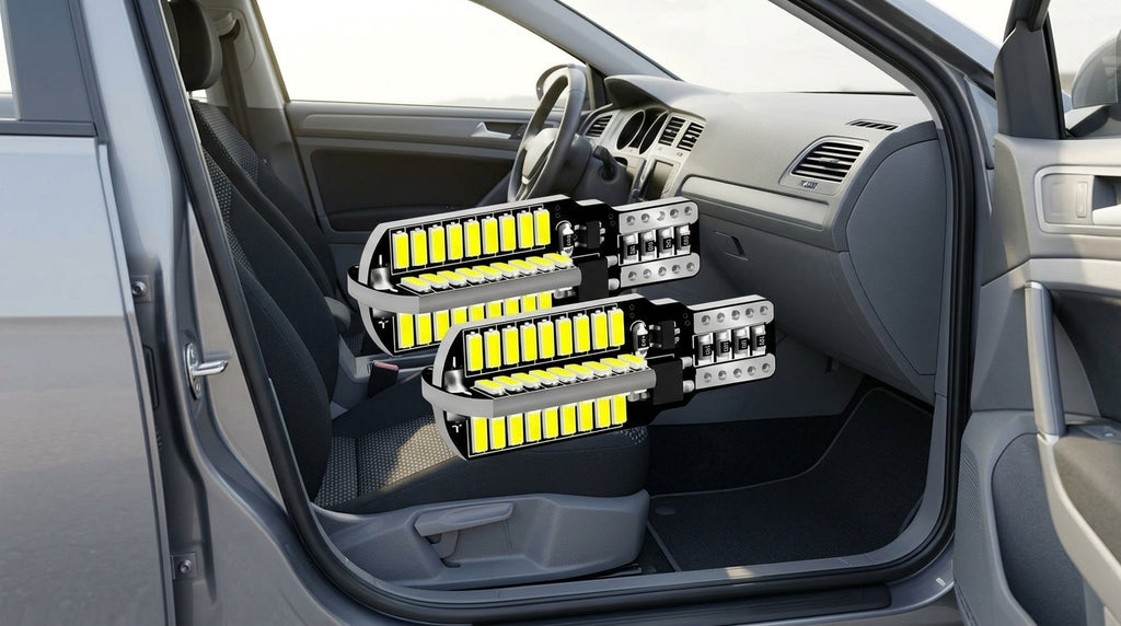 Cross-border new T15 high-brightness decoding canbus car led turn turning lights 4014 72smd tail light reversing light - Interior Placement