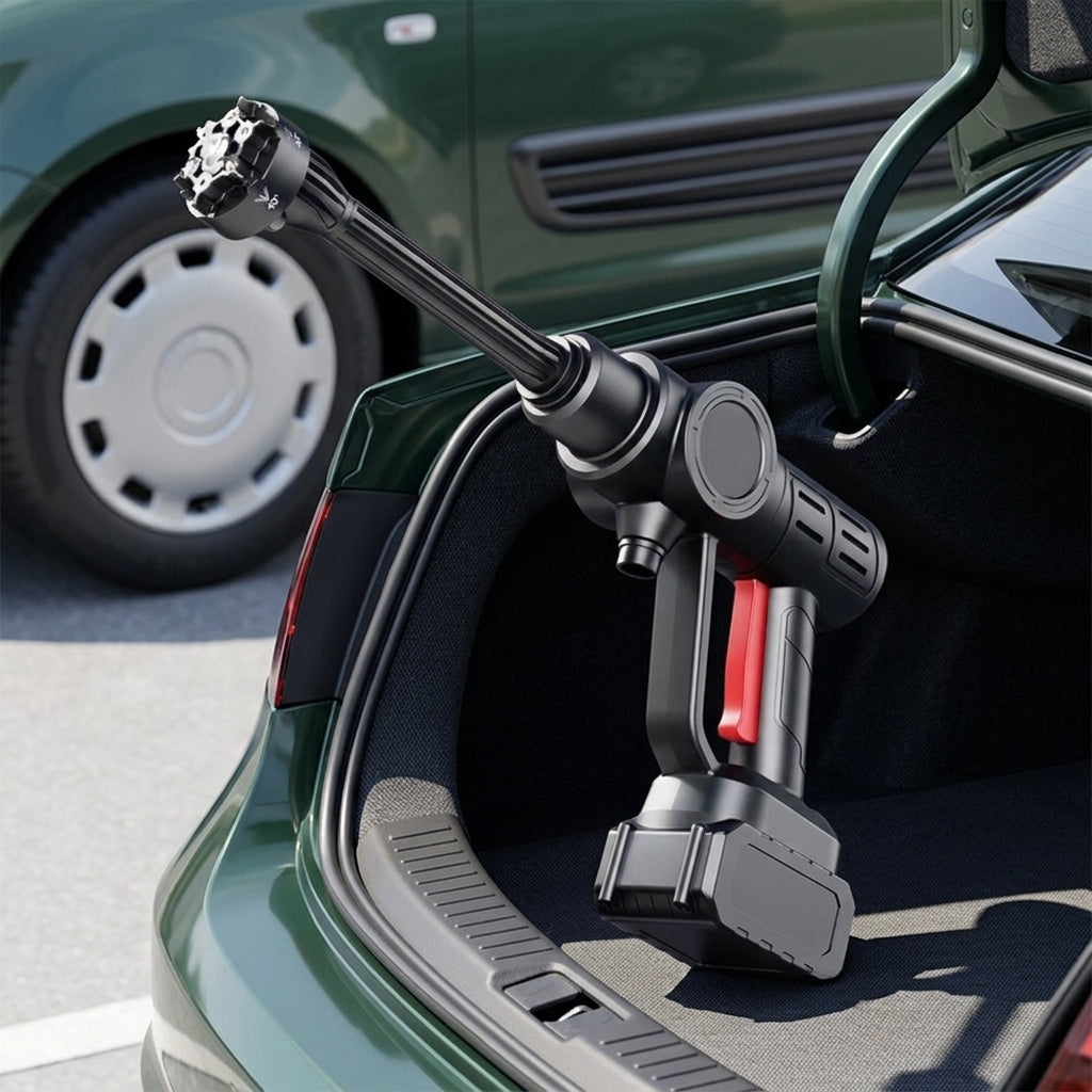 Car water gun car wash machine, car wash gun car wash lithium battery washer, car wash pump, high-pressure, high-power rechargeable type - Packed In Boot
