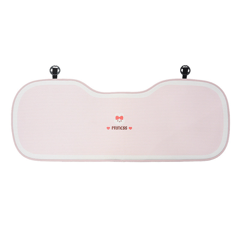 Creative butterfly-shaped car headrest neck support with lace edges for car cushions, all-season universal comfortable breathable car lumbar support